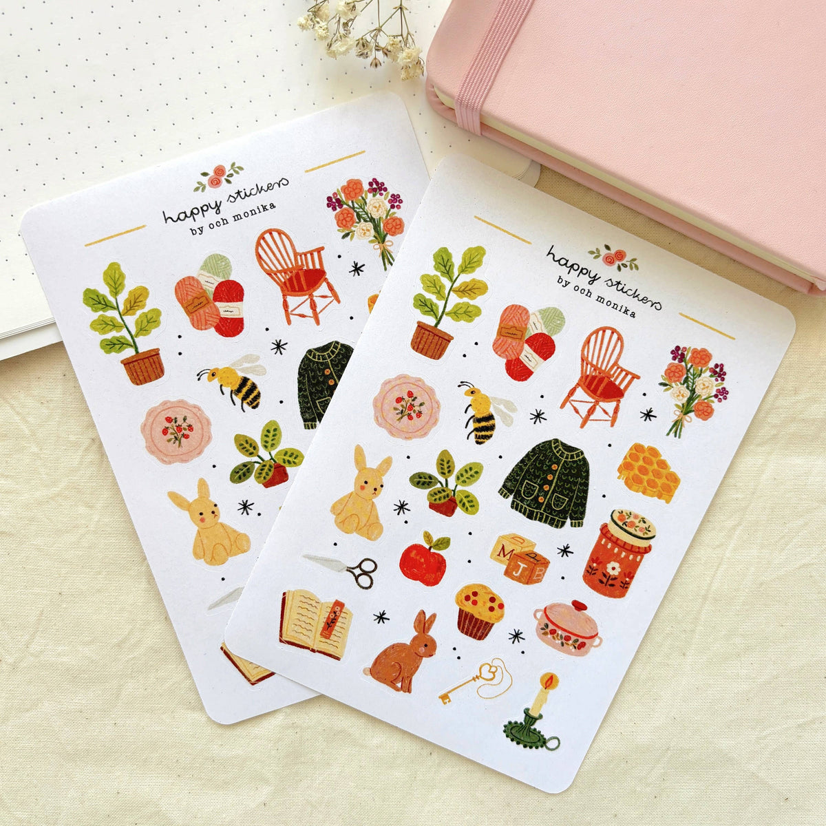 Sweet Afternoon Sticker Sheet | Och Monika