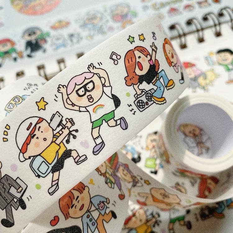 Crowd World Washi Tape | RiN! Studio