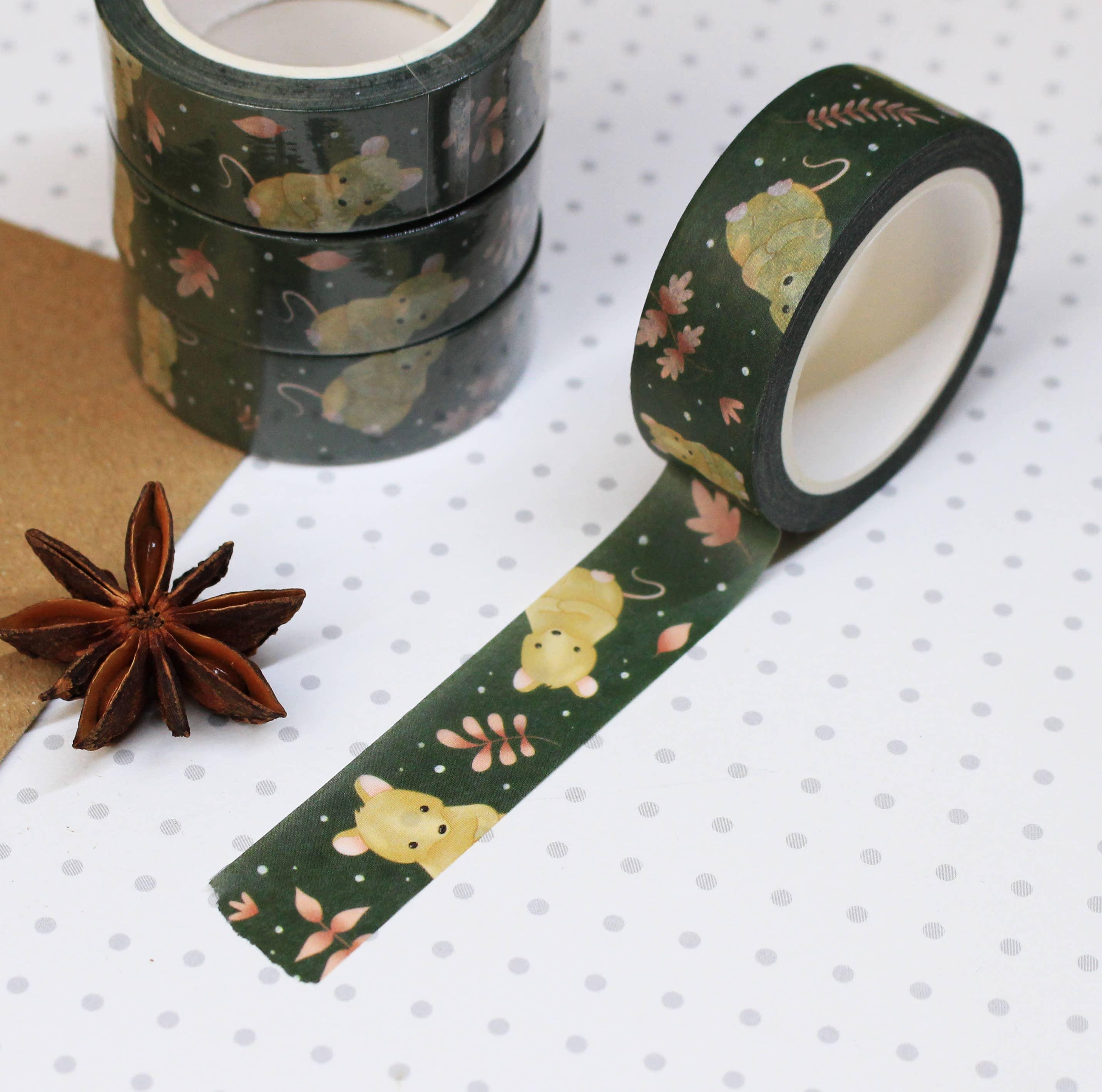 Mouse Washi Tape | Ellis Woolley Illustration - Papertail Fox