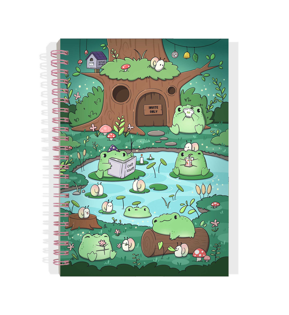 Frog Reusable Sticker Book by CutieSquad | Papertail Fox