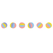 PLUS Petit Deco Rush Tape in Colorful Balls Metallic design showing shimmery multicolor beach balls