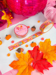 Fall at Bookshop Avenue Washi Tape by Emily Cromwell Designs | Papertail Fox