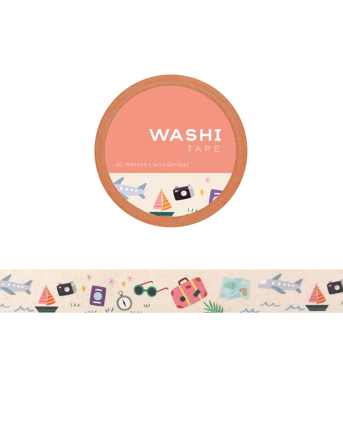 Wanderlust Washi Tape by Girl of All Work | Papertail Fox