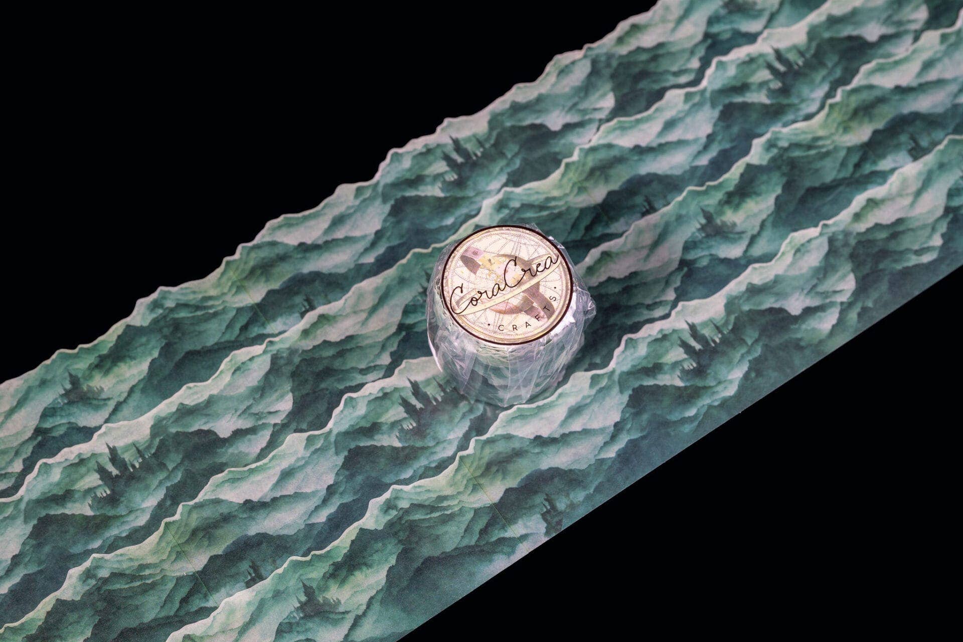 Misty Mountains Cutout Tape | CoraCreaCrafts