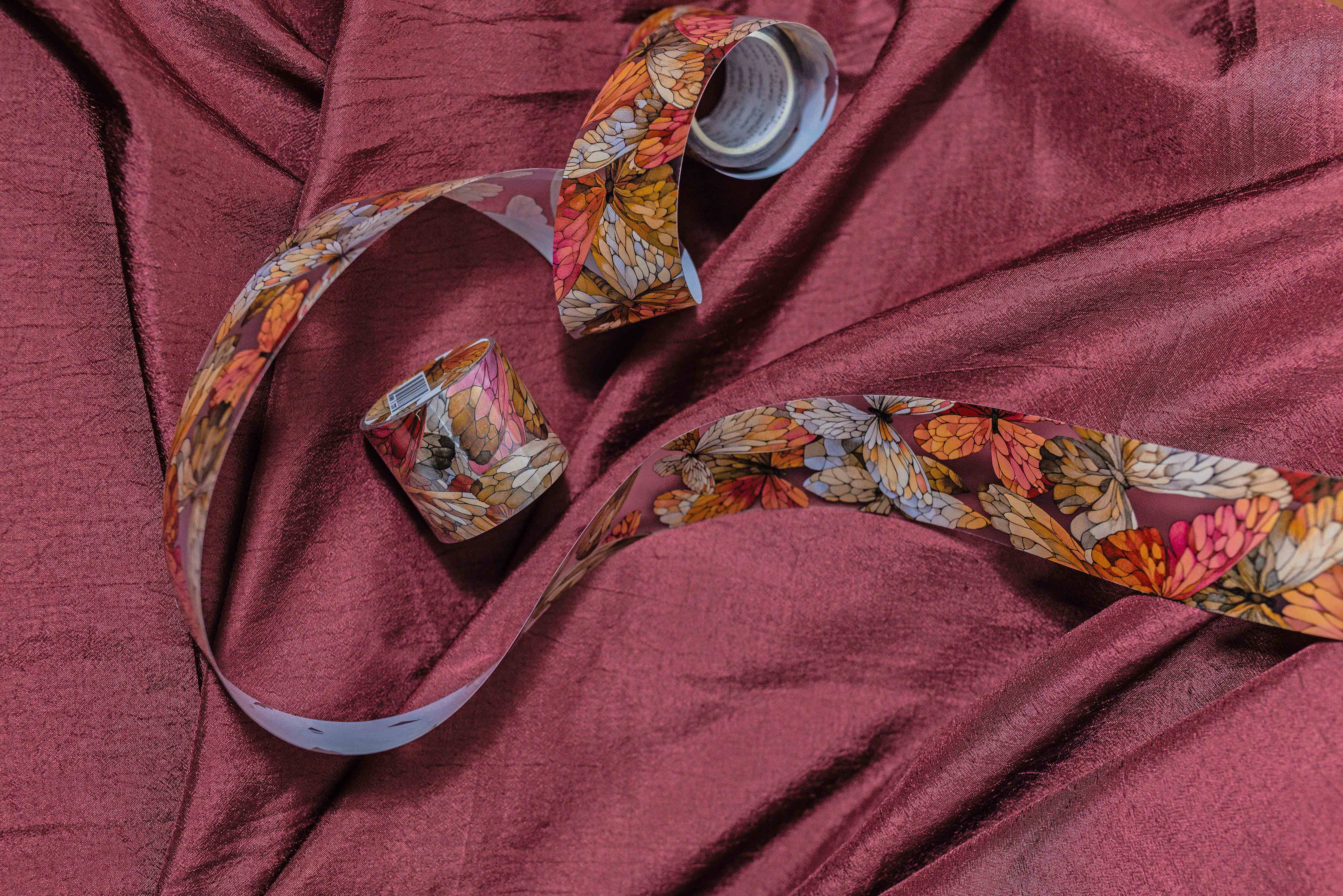 Butterfly Transparent Tape | CoraCreaCrafts