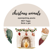 Christmas Animals Pre-Cut PET Tape by Penpaling Paula | Papertail Fox