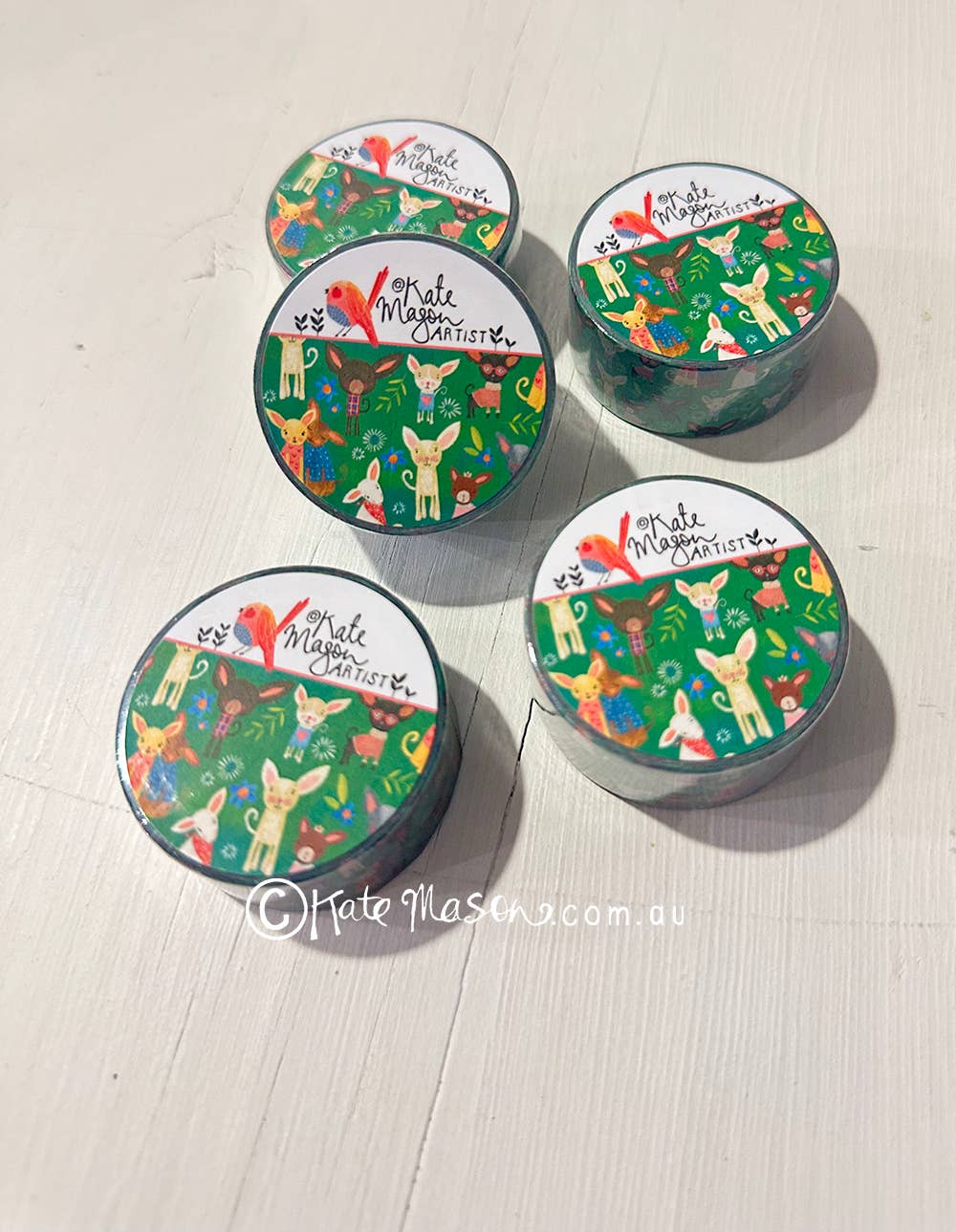 Tiny Dog Washi Tape | Kate Mason Artist