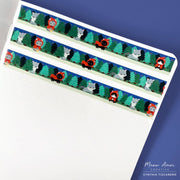 Red Riding Hood Cat Washi Tape by Meow Amor Creative | Papertail Fox