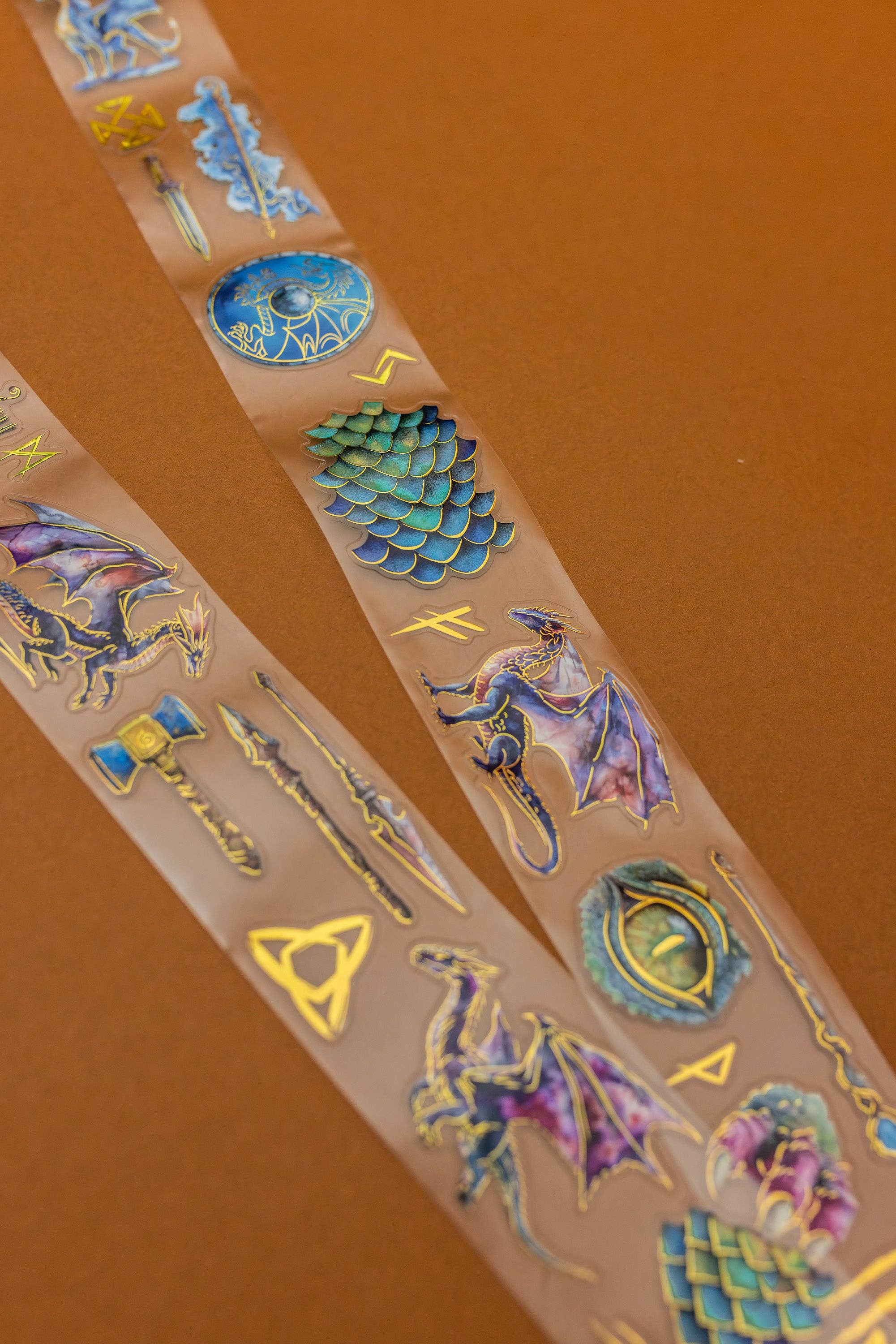 Dragons Transparent Tape | CoraCreaCrafts