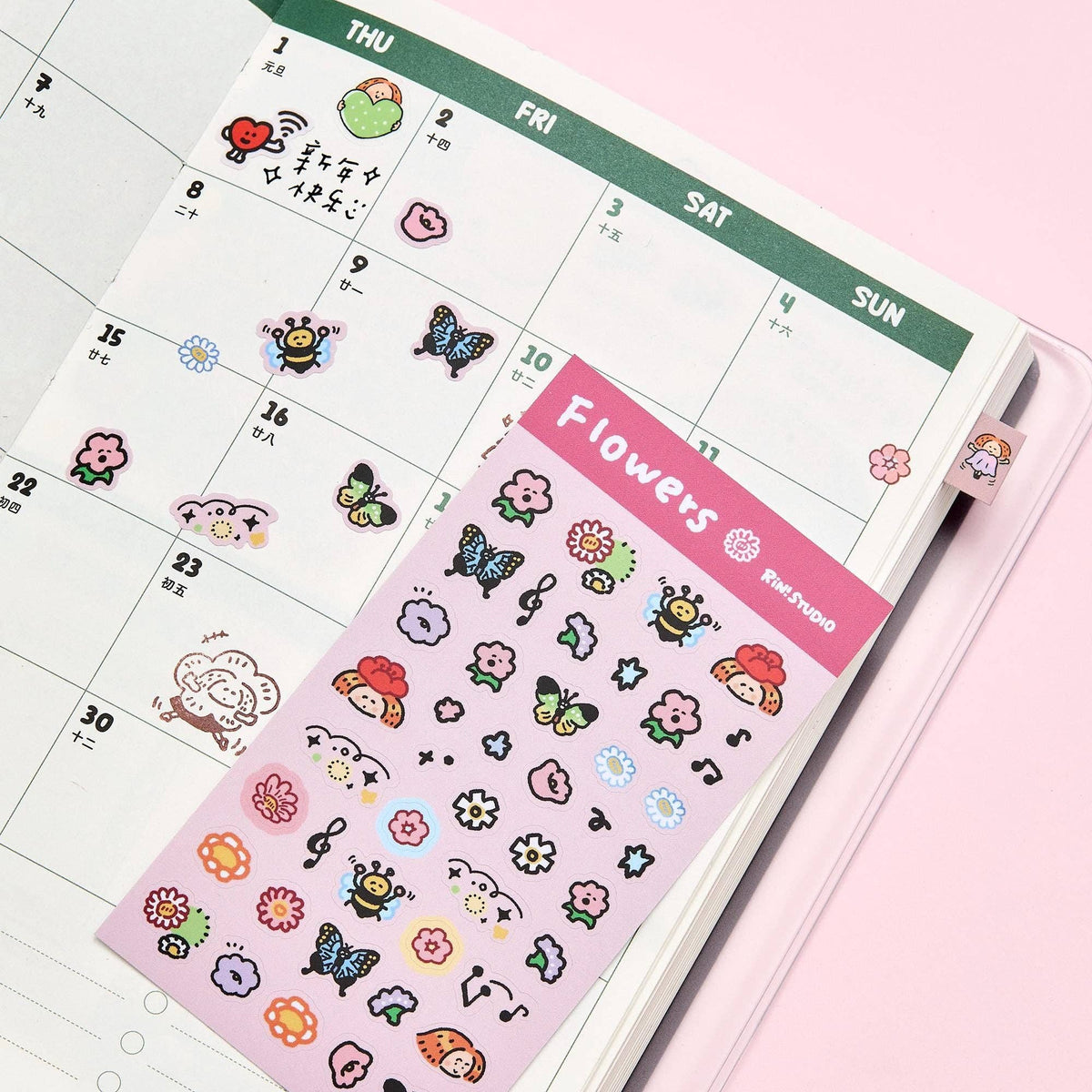 Social Media Mini Sticker Sheet | RiN! Studio