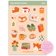 Cozy Autumn Sticker Sheet by Little Lefty Lou | Papertail Fox