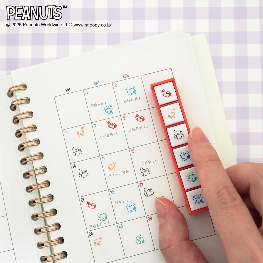 Snoopy Pochitto6 Weather Stamp | Kodomo no Kao