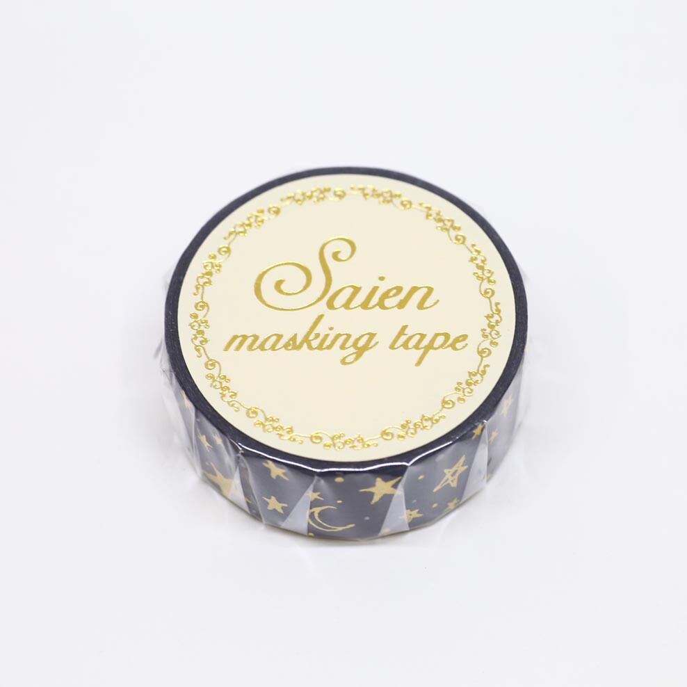 Starry Sky Gold Foil Washi Tape | Kamiiso SAIEN