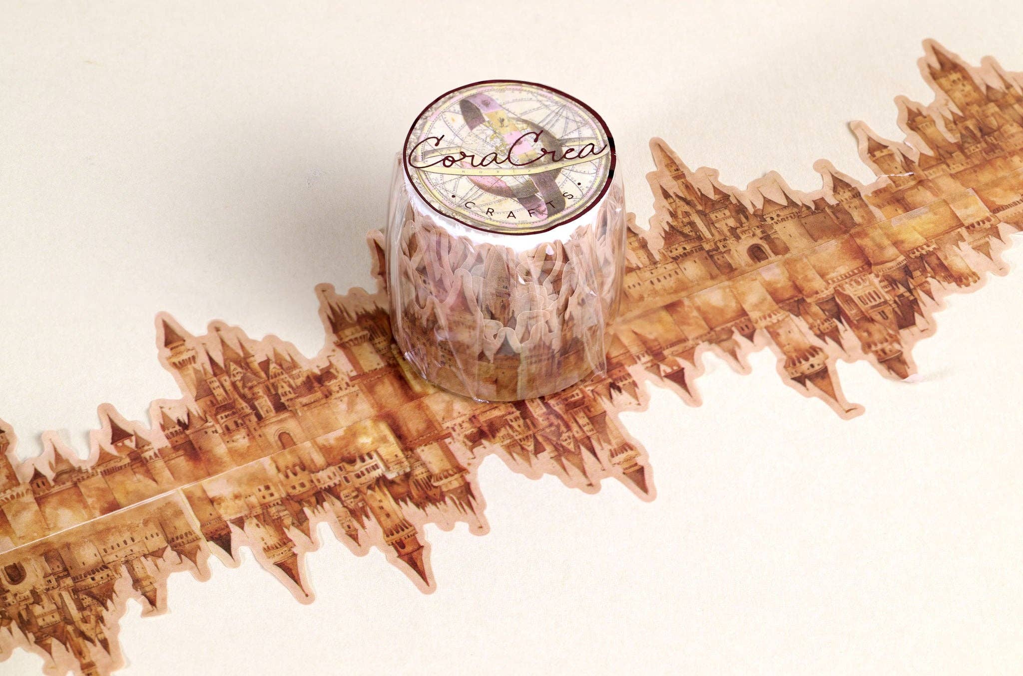 Castles Cutout Tape | CoraCreaCrafts
