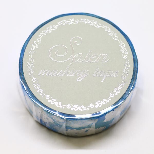Mackerel Sky Silver Foil Washi Tape | Kamiiso SAIEN