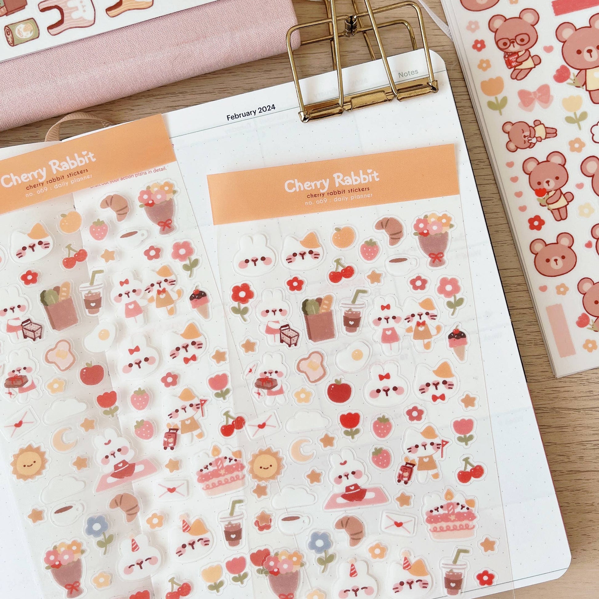 Daily Planner Sticker Sheet no.069 by Cherry Rabbit | Papertail Fox