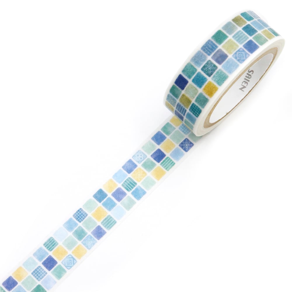Tile Washi Tape | Kamiiso SAIEN