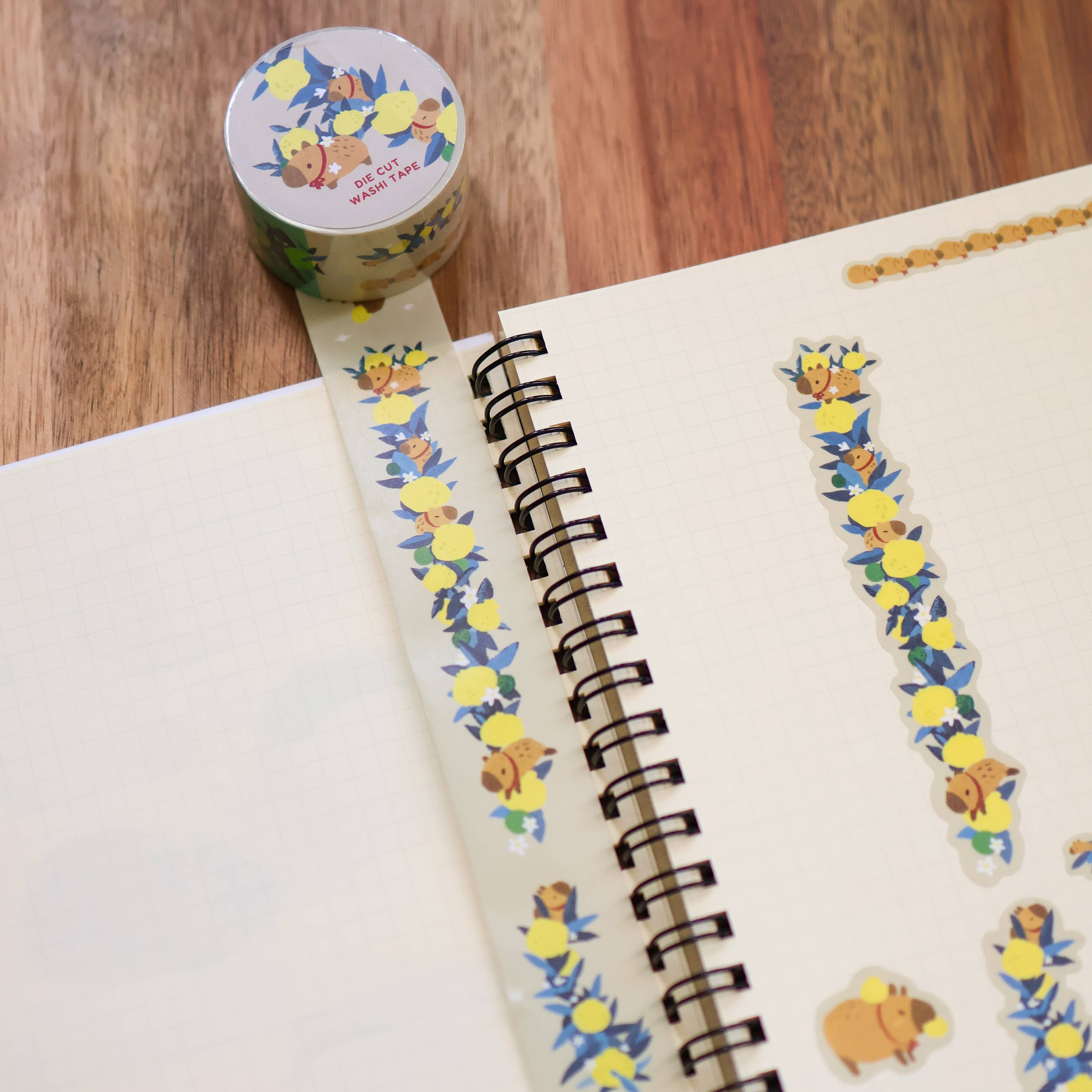 Kiss Cut Washi Tape - Yuzu Thief Capy