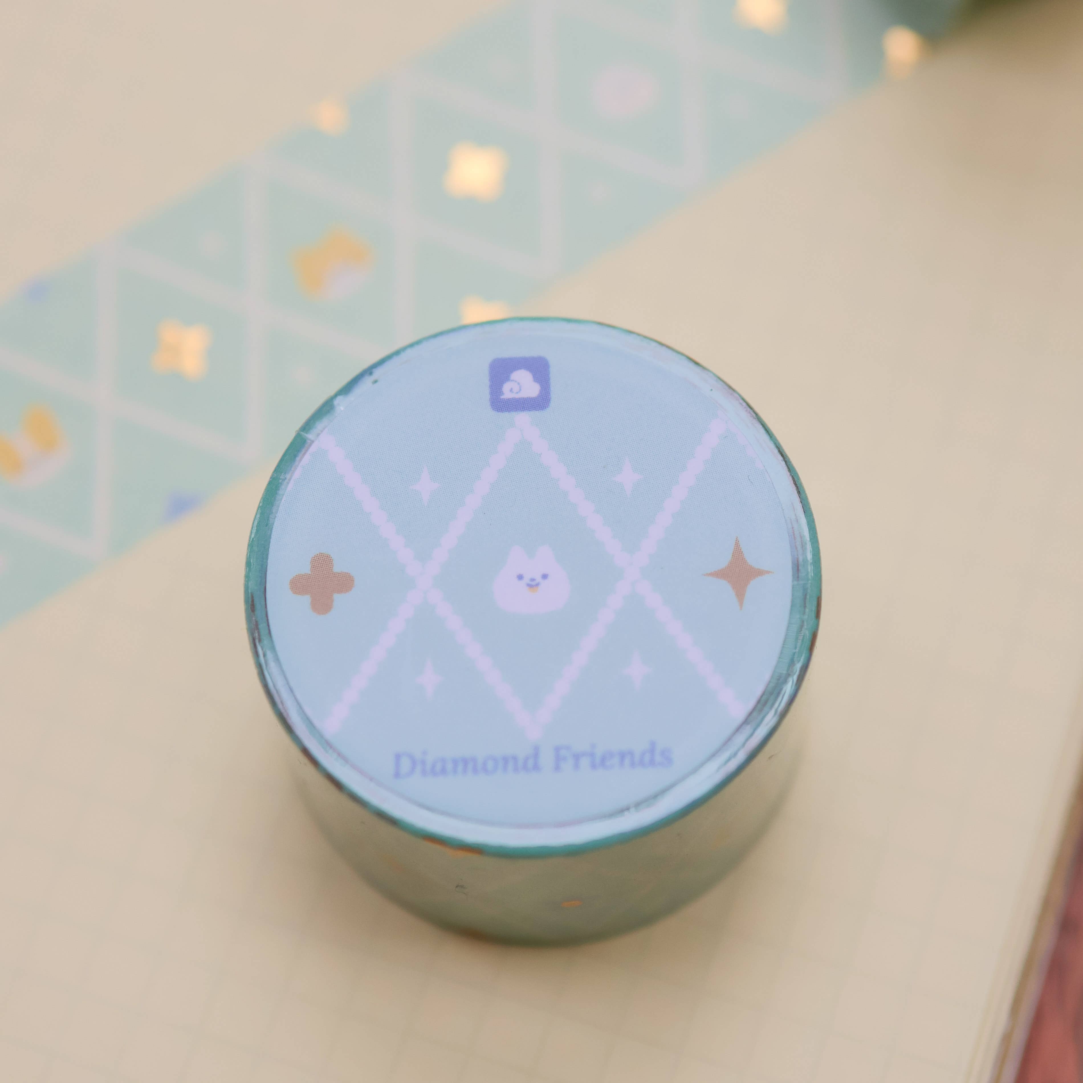 Diamond Friends Foil Washi Tape by Thousand Skies | Papertail Fox