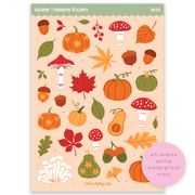Autumn Treasures Sticker Sheet by Little Lefty Lou | Papertail Fox