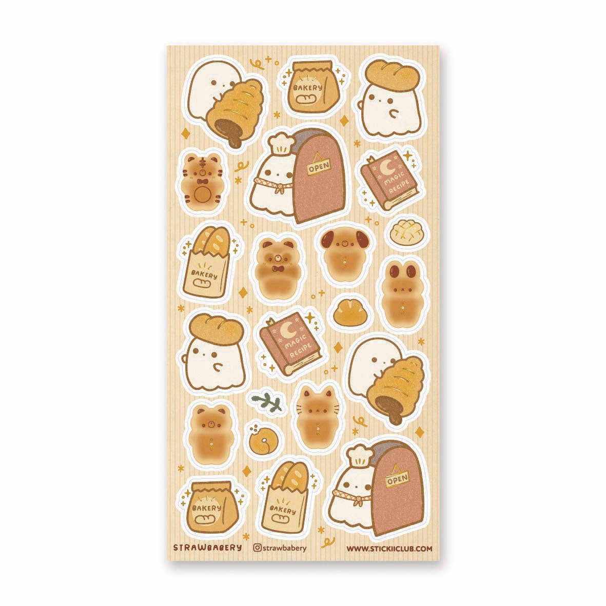 Boo’s Bake Shop Sticker Sheet by Stickii | Papertail Fox