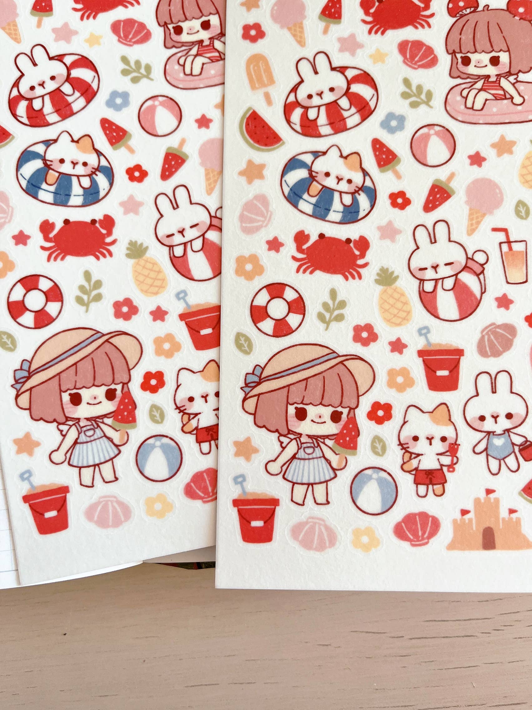Beach Party Sticker Sheet no.078 by Cherry Rabbit | Papertail Fox