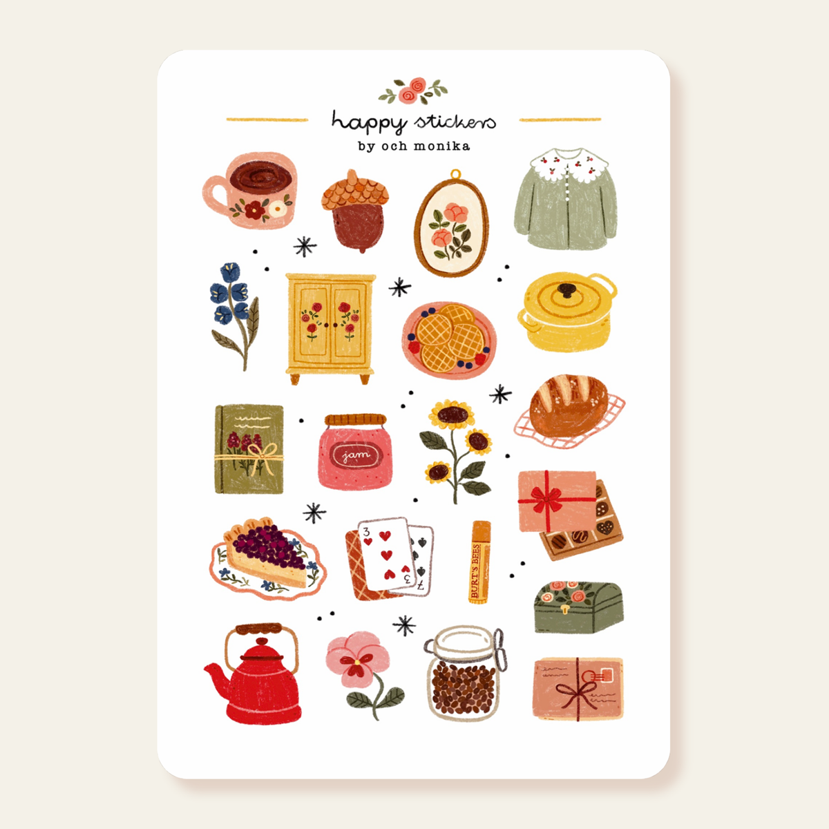 Sweet Life Sticker Sheet | Och Monika