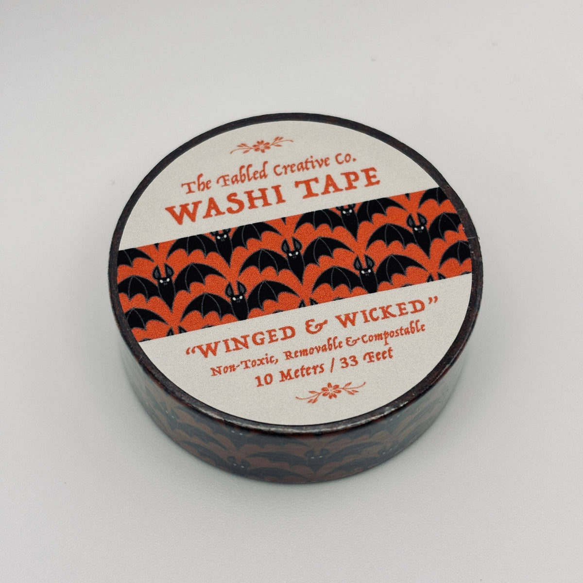 Winged & Wicked Washi Tape | The Fabled Creative Co.