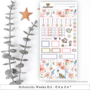 Flowers Hobonichi Weeks Sticker Sheet | Plannermonkeyco - Papertail Fox