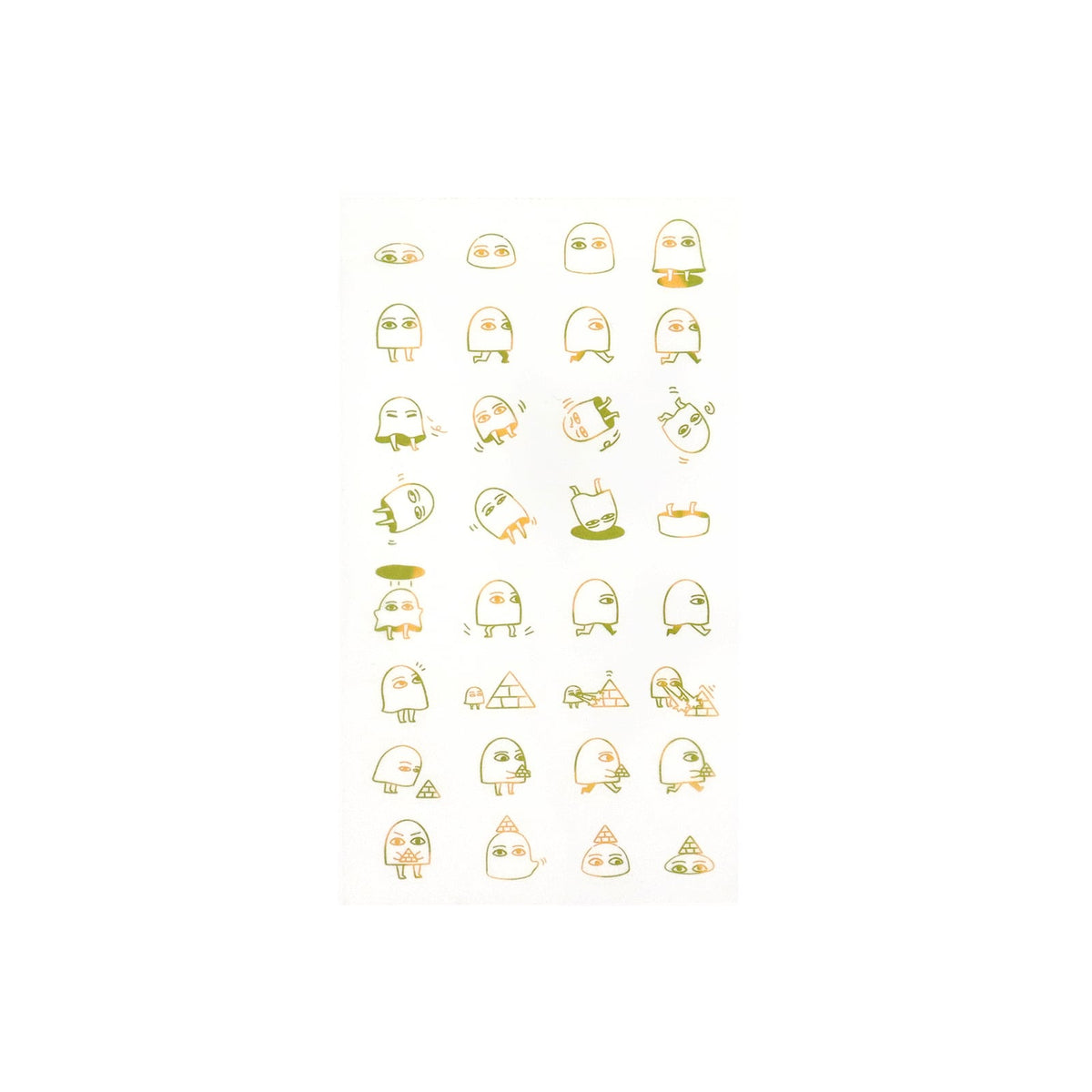 Medjed Paper Transfer Stickers by Irodo