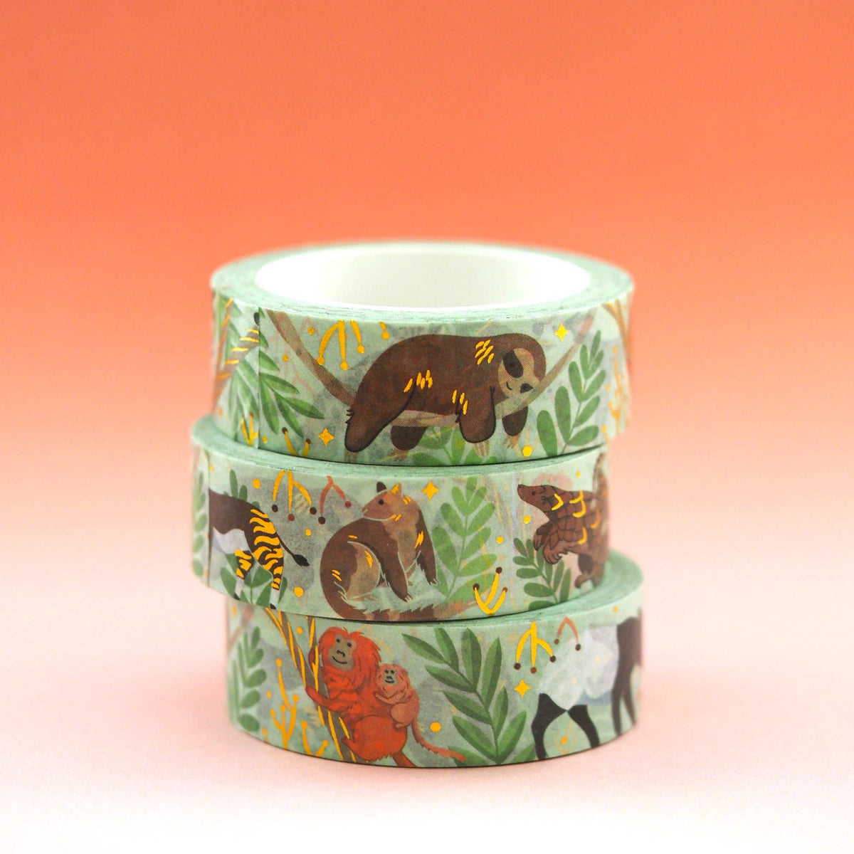 Rainforest Single Roll Washi Tape by Shoal | Papertail Fox