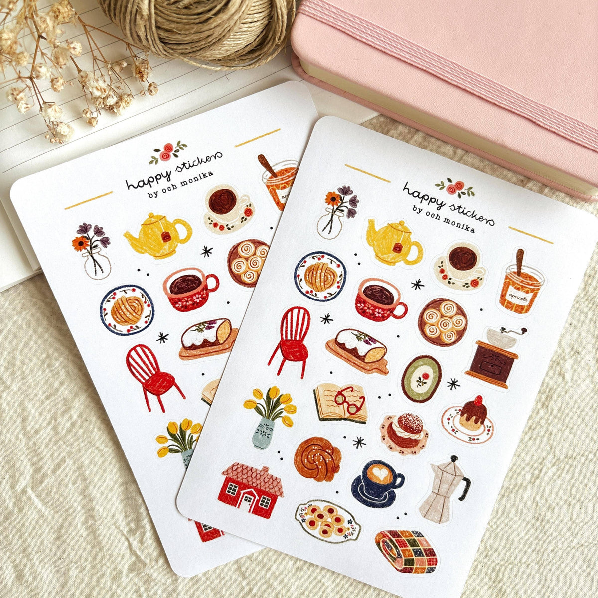 Fika Sticker Sheet | Och Monika