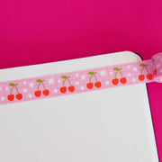 Cute Cherries Fruit Washi Tape by Nutmeg and Arlo | Papertail Fox