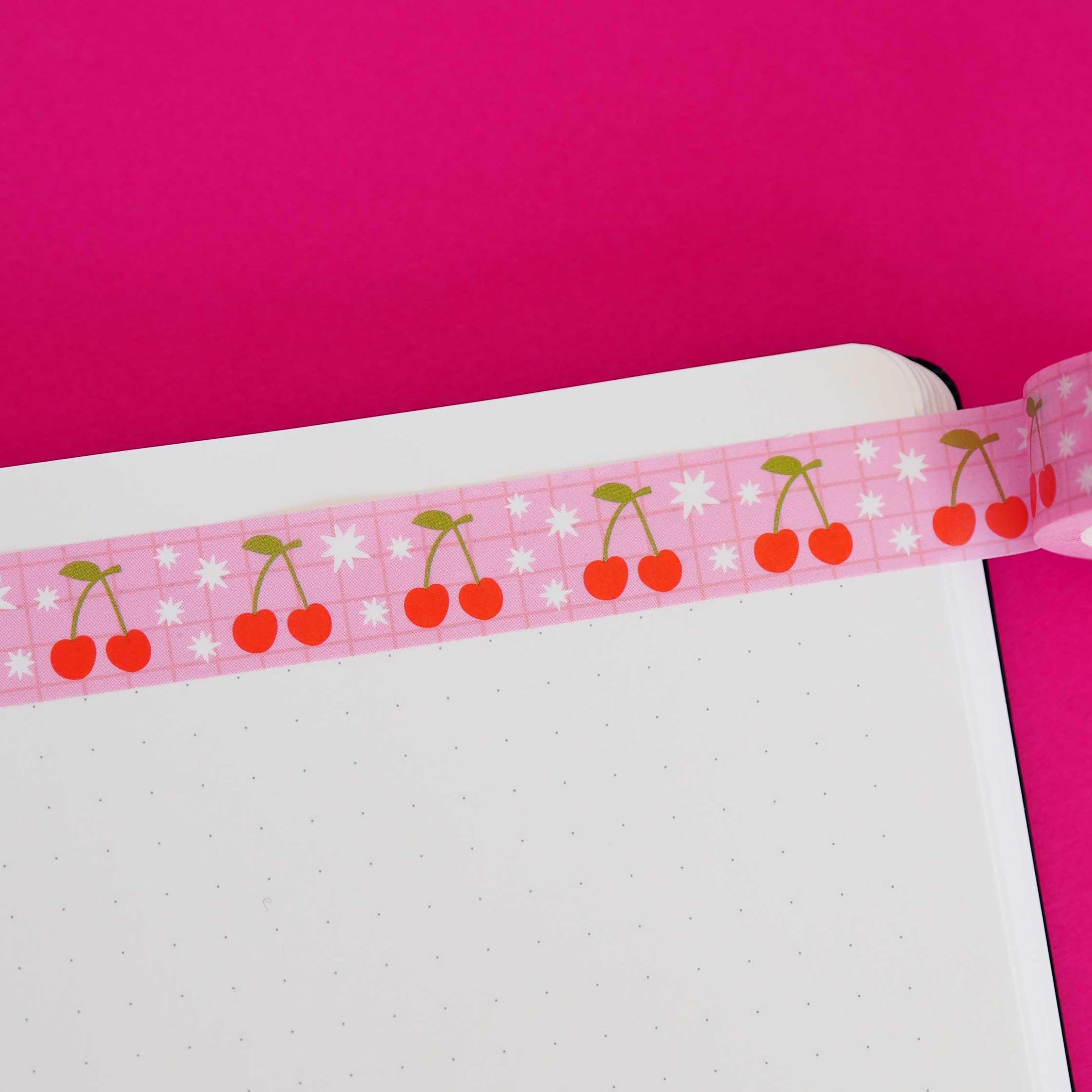 Cute Cherries Fruit Washi Tape by Nutmeg and Arlo | Papertail Fox