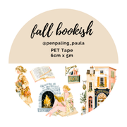 Fall Bookish Pre-Cut PET Tape by Penpaling Paula | Papertail Fox