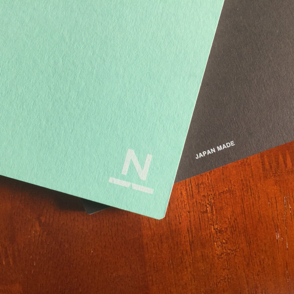 Nombre A5 Notebook in Mint Green & Chocolate | Nouto