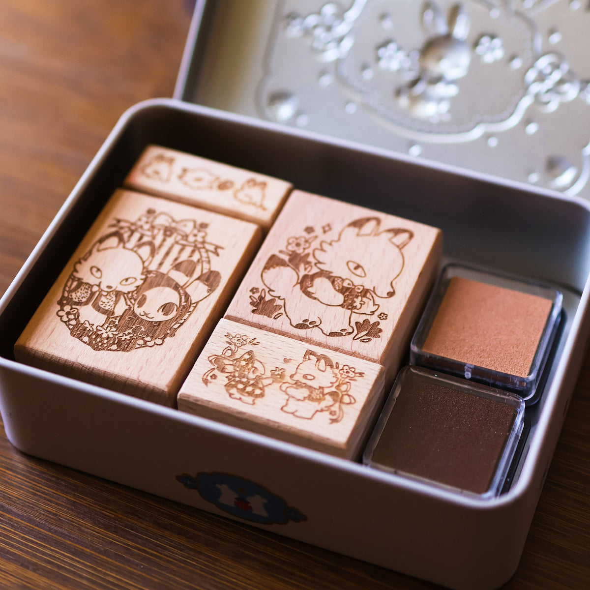 Strawberry Bunny Mystery Stamp Tin | Thousand Skies
