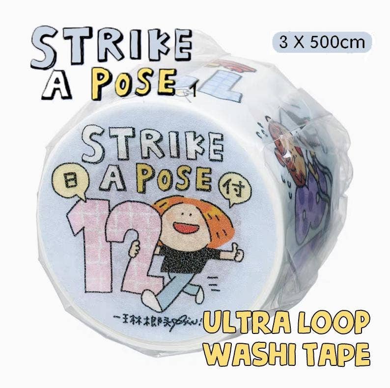 Strike a Pose Washi Tape | RiN! Studio