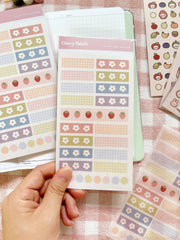 Pastel Deco Tapes Sticker Sheet no.134 by Cherry Rabbit | Papertail Fox
