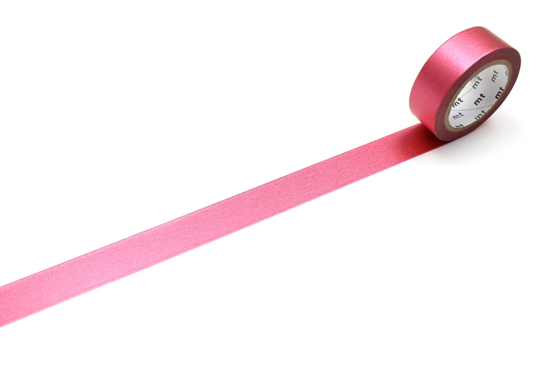 High brightness red washi tape by MT | solid vibrant red color | Papertail Fox