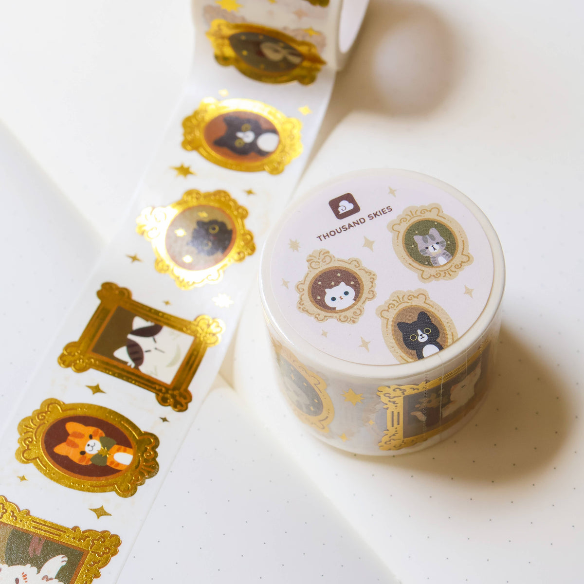 Grand Meowster Gallery Foil Washi Tape | Thousand Skies