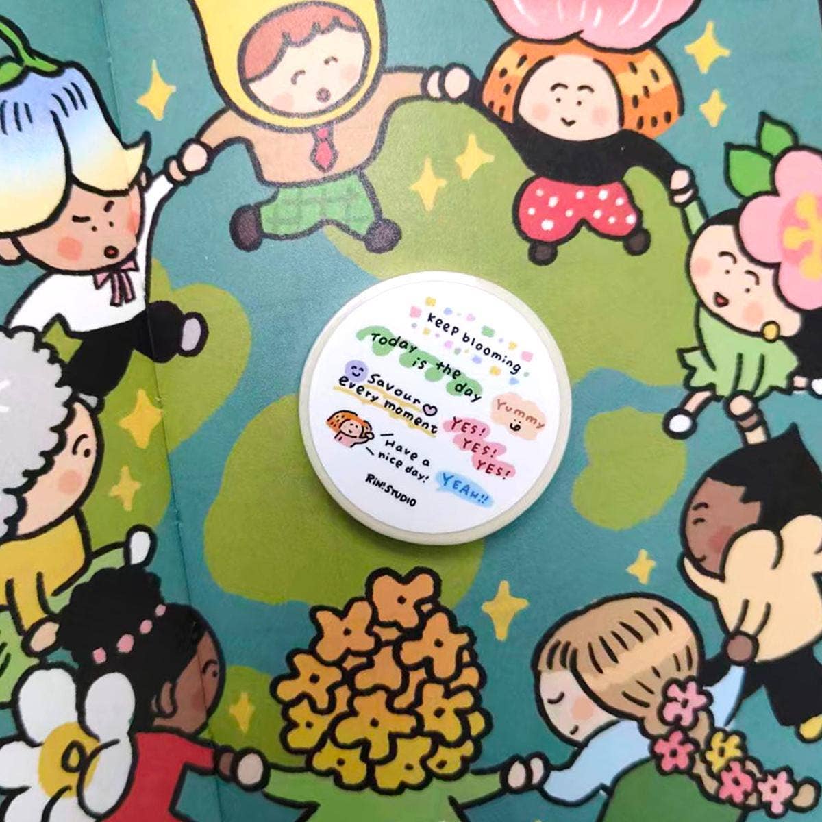 Have a Nice Day Mini Washi Tape by RiN! Studio | Papertail Fox