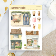 Summer Cafe Sticker Sheet by Penpaling Paula | Papertail Fox
