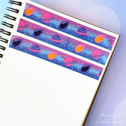 Comet Cats Holo Foil Washi Tape by Meow Amor Creative | Papertail Fox