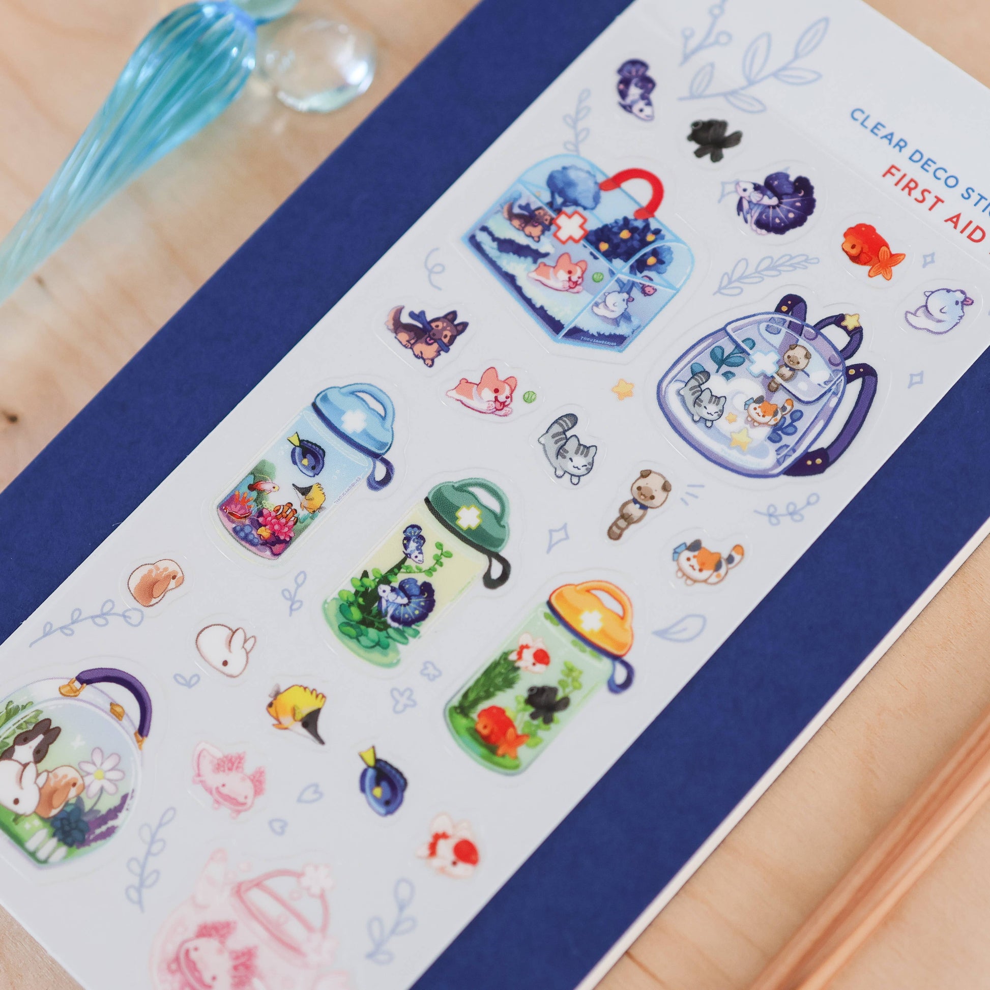 First Aid Kit Clear Sticker Sheet by Thousand Skies | Papertail Fox