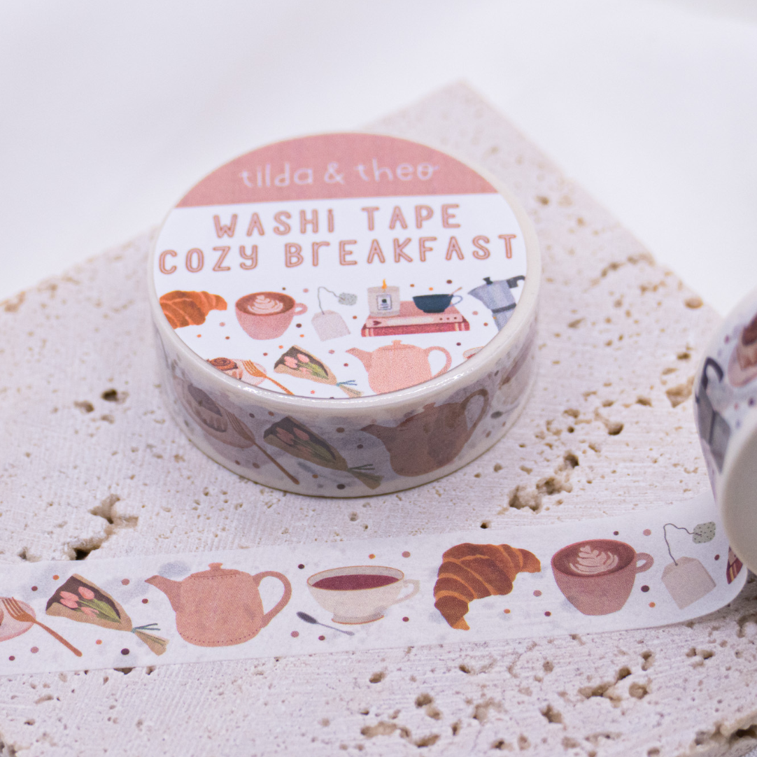 Breakfast Washi Tape | Tilda & Theo