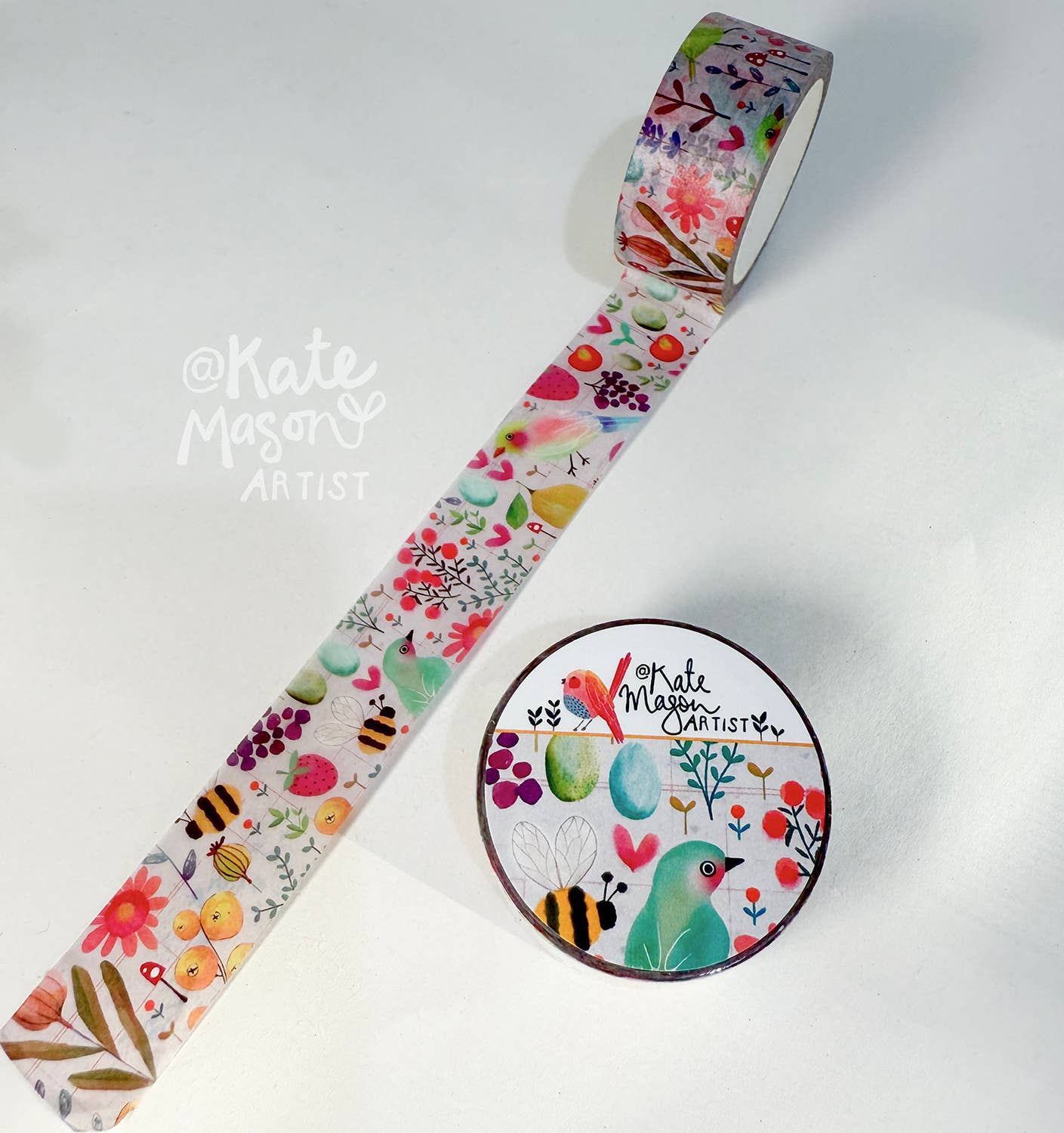 Garden Abundance Washi Tape | Kate Mason Artist