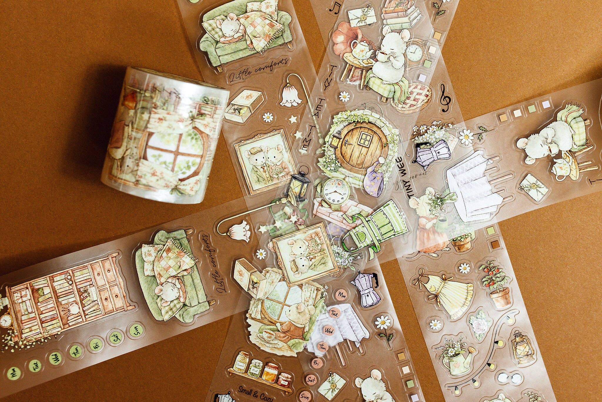 In a Cozy House Transparent Tape | CoraCreaCrafts