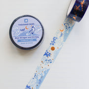 Blue Shragon and Drimpy Foil Clear PET Tape by Thousand Skies | Papertail Fox