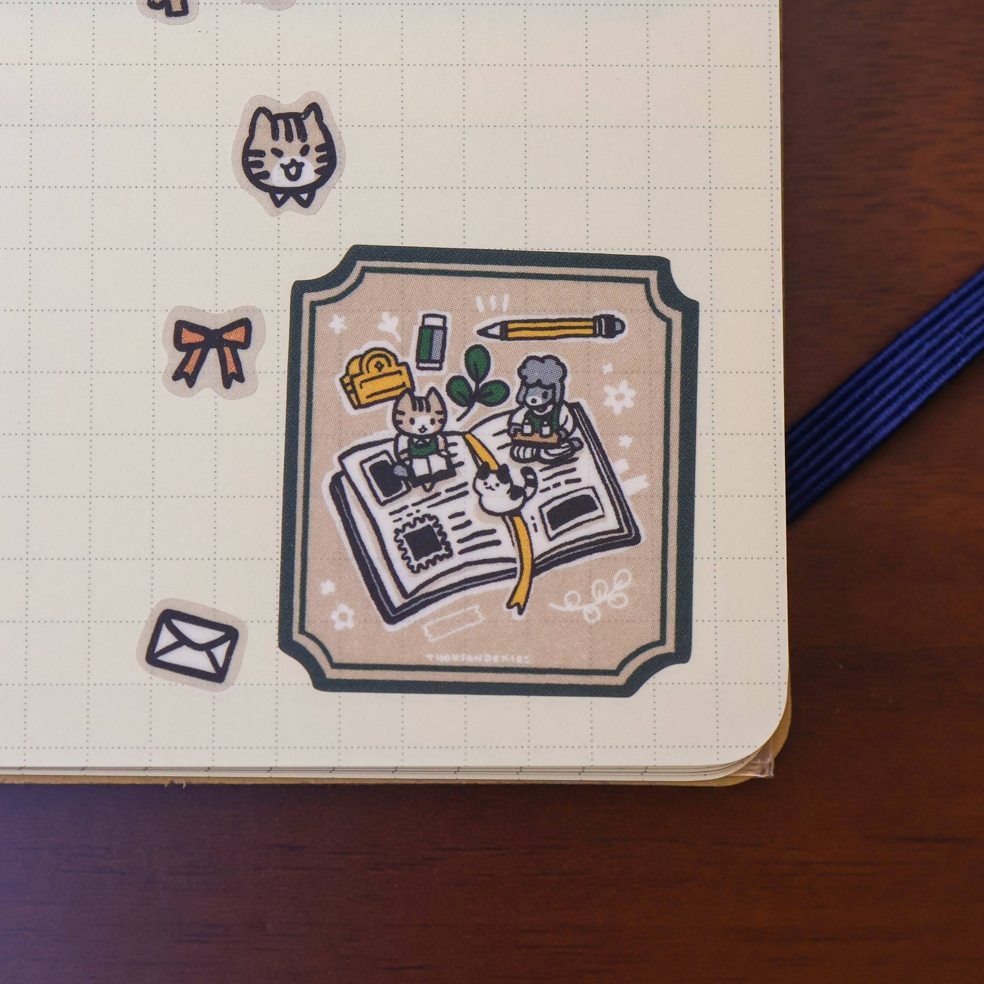 Stationery Store Washi Sticker Sheet by Thousand Skies | Papertail Fox